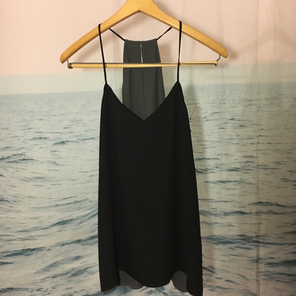 Reversible Black & Gray Tank Top.